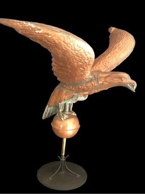 New Copper Eagle Weathervane Copper. Full sized and comes with Directionals!